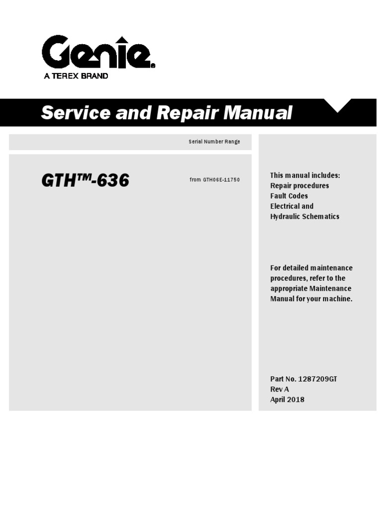 This Manual Includes: Repair Procedures Fault Codes
