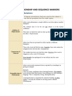 Logical Relationship and Sequence Markers