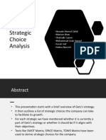 Strategic Choices - Getz Pharma