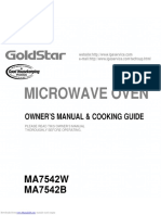 MA7542W MA7542B: Owner'Smanual& Cookingguide