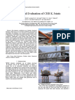 Numerical Evaluation of CHS K Joints by de Silva PDF