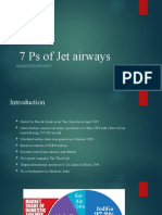 7 Ps of Jet Airways