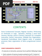 UNIT III: Basic Processing Unit 08 Hrs