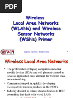 Wireless Local Area Networks (Wlans) and Wireless Sensor Networks (WSNS) Primer