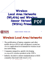 Wireless Local Area Networks (Wlans) and Wireless Sensor Networks (WSNS) Primer