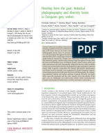 Dufresnes Et Al. - 2018 - Howling From The Past Historical Phylogeography and Diversity Losses in European Grey Wolves