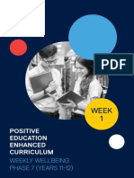 Week 1: Positive Education Enhanced Curriculum