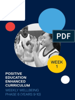 Week 1: Positive Education Enhanced Curriculum