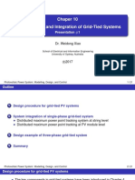 Design and Integration of Single-Phase Grid-Tied PV Systems