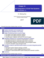 System Design and Integration of Grid-Tied Systems