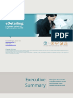 Edetailing:: A Strategic Analysis of Implementation and Roi