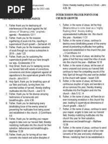 Kingdom Advancement Prayer Points