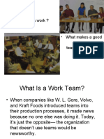 How Teams Work ?