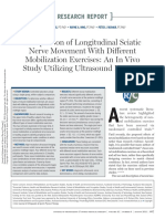 Comparison of Longitudinal Sciatic Nerve Movement With Different Mobilization Exercises: An in Vivo Study Utilizing Ultrasound Imaging
