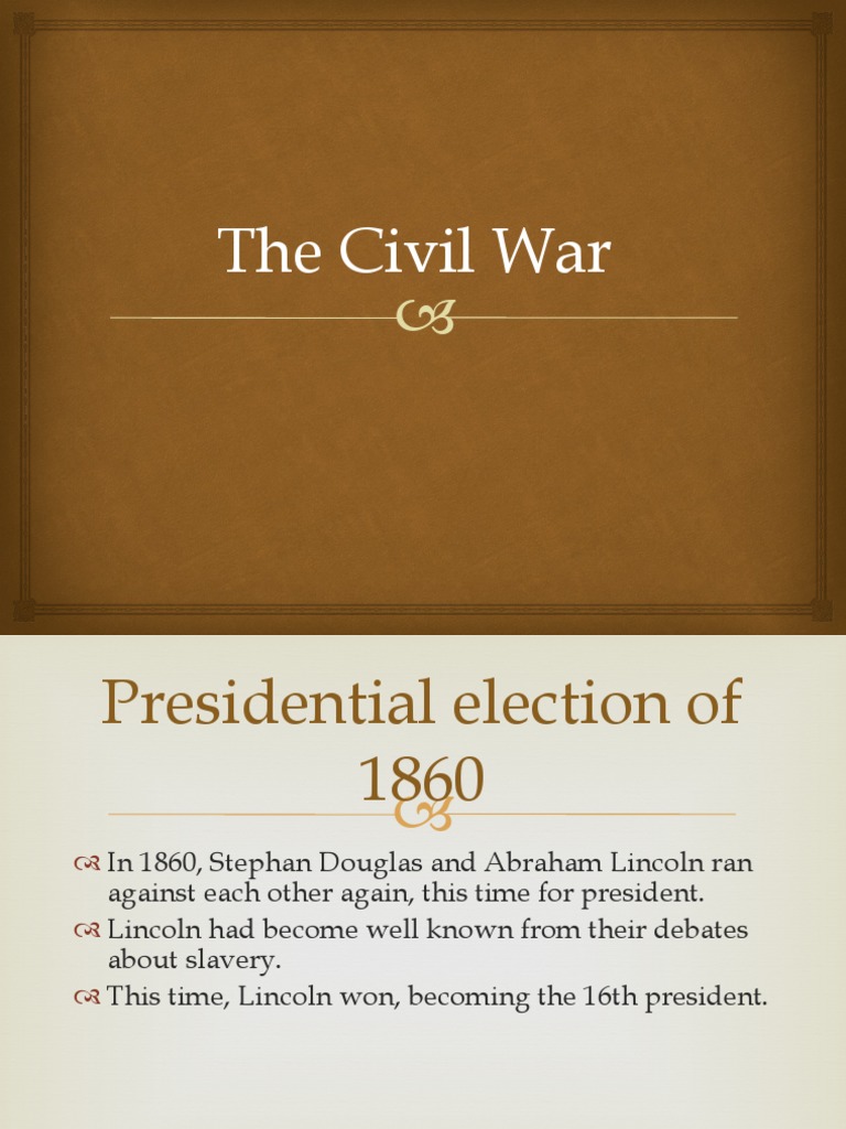 The Civil War Pdf American Civil War Confederate States Of America