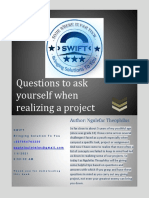 Questions To Ask Yourself When Realising A Project