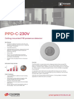 PPD-C-230V: Ceiling Mounted PIR Presence Detector