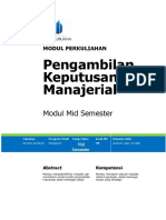 Pengambilan Keputusan Manajerial Modul M