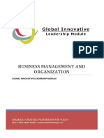 Business Management and Organization Booklet