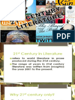 3.MAJOR GENRES OF 21st Century Lit