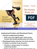 The Human Body: An Orientation: Chapter 1 Part B