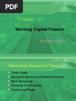 Chapter - 31: Working Capital Finance