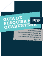 Guia de Pesquisa Na Quarentena PDF