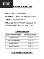 Cyber Security Seminar Report