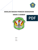 Amalan Ibadah Pondok Ramadhan Sman 2 Jember: Nama: Kelas: Absen