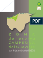 2011.incoder - Plan de Desarrollo Sostenible de La Zona de Reserva Campesina Del Guaviare