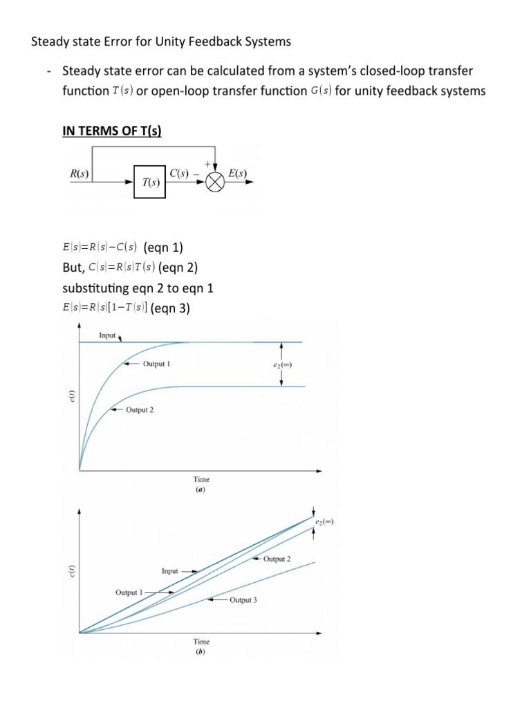 9 - Steady State 2 | PDF | Control Theory | Mechanics