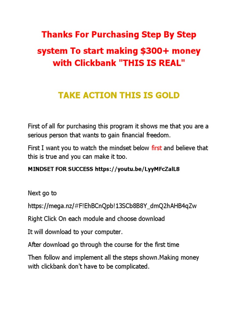 Clickbank Autopilot Method 2020