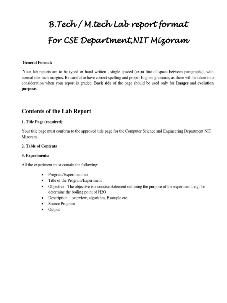 Btech Mtech Lab Report Submission | PDF | Computer Programming ...