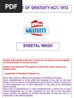 Unit 4 Payment of Gratuity 1972
