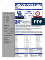 Kentucky Gymnastics: Quick Hits