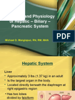 Anatomy and Physiology of Hepatic - Biliary - Pancreatic System
