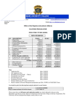 Kibabii University masters fees structure