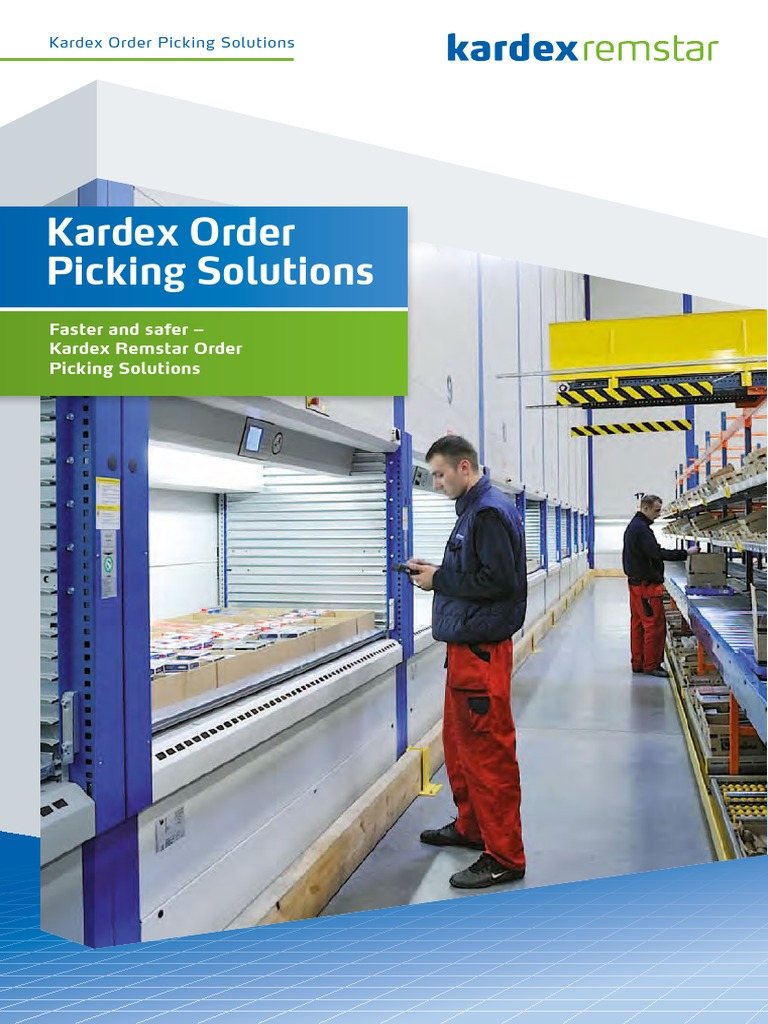 Kardex Remstar Order Picking Solutions | PDF | Logistics | Automation
