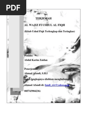 Download Terjemahan Kitab Al-wajiz Pdf Download Terjemahan Kitab Al-wajiz Pdf