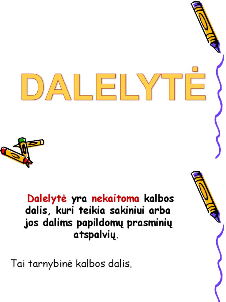Dalelyčių Rašyba | PDF