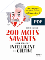 200 Mots Savants Pour Paraître Intelligent Et Cultivé PDF