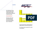 Pump Cycle Calculator: Input Data