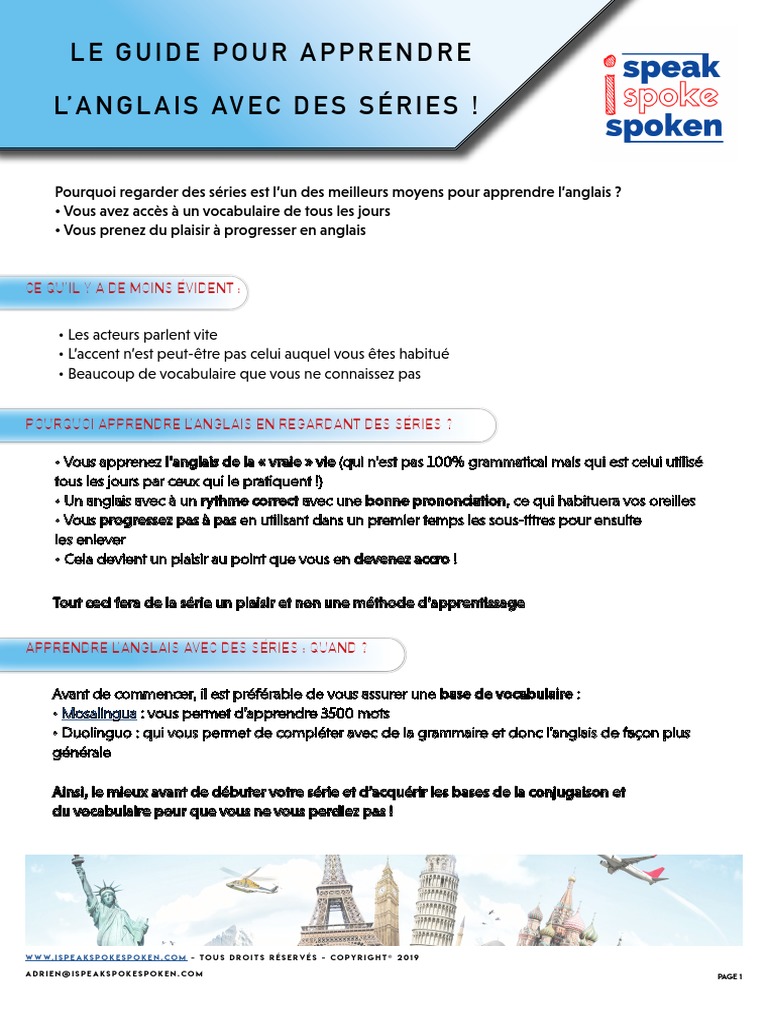 3000 Mots Anglais Les Plus Utilises Pdf Guide Series PDF | PDF | Langue anglaise | Linguistique