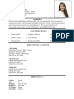 Resume of Sarah Lee 2 PDF