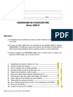 Cuestionario de Evaluación Ipde Resuelto