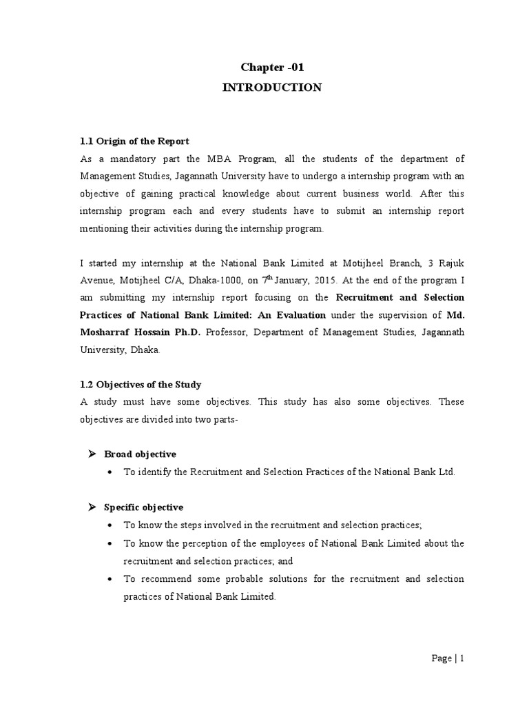 MBA REPORT by Liakot Ali Khan (Jagannath University) | PDF | Cheque ...
