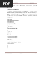 1) Write A Program in C# To Demonstrate Command Line Arguments Processing. Command Line Arguments