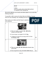 Grade 4 Holiday Assignment PAPER II