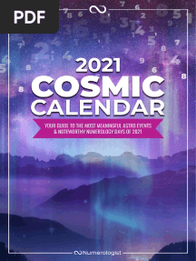 Cosmic Calendar 2021 PDF