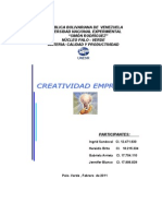 Trabajo Creatividad Empresarial